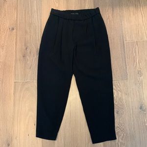 Nili Lotan black crepe jogger